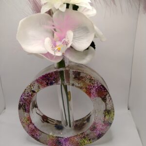 Resin test tube vases