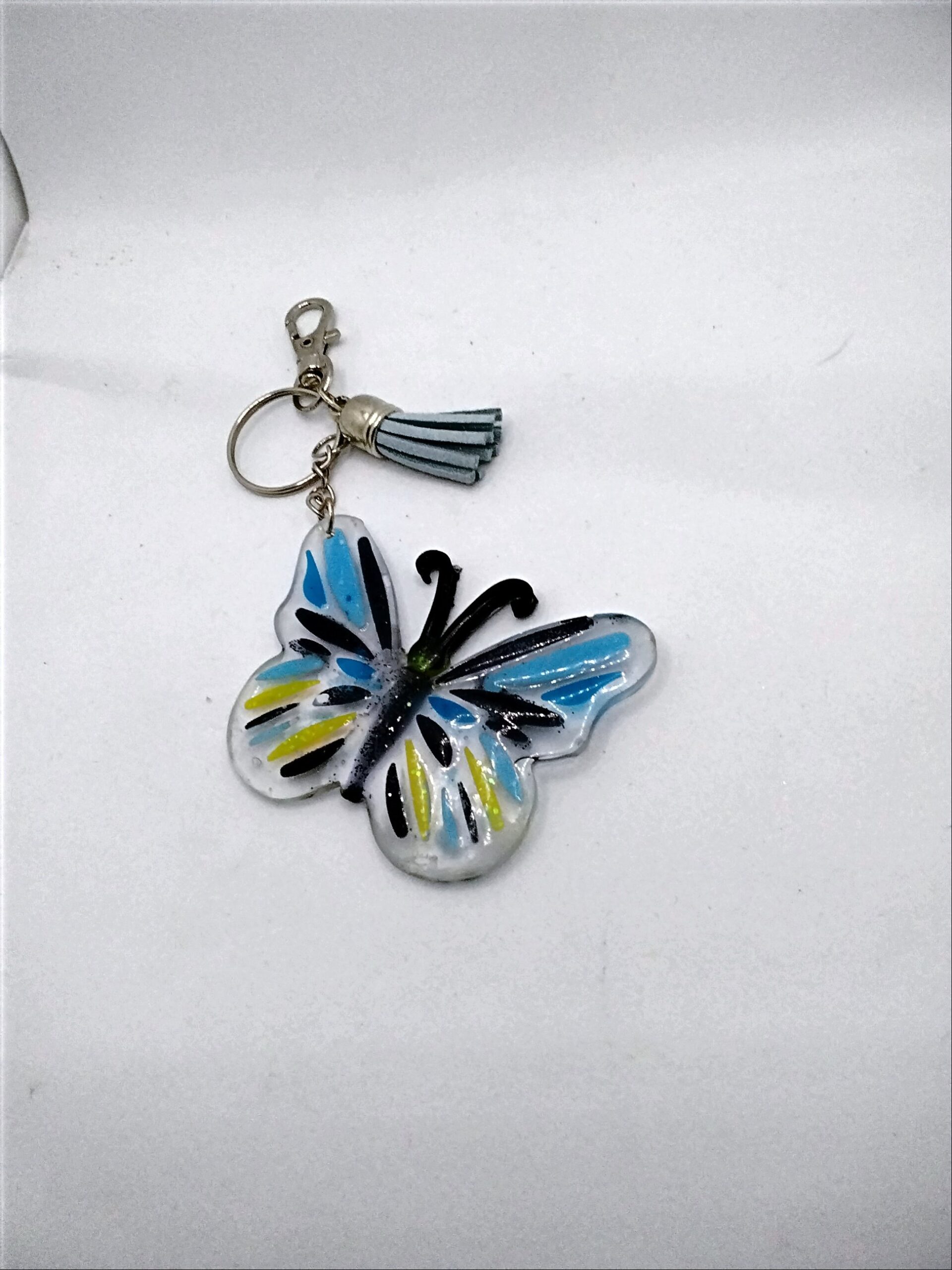 Resin Butterfly keyring - Image 2